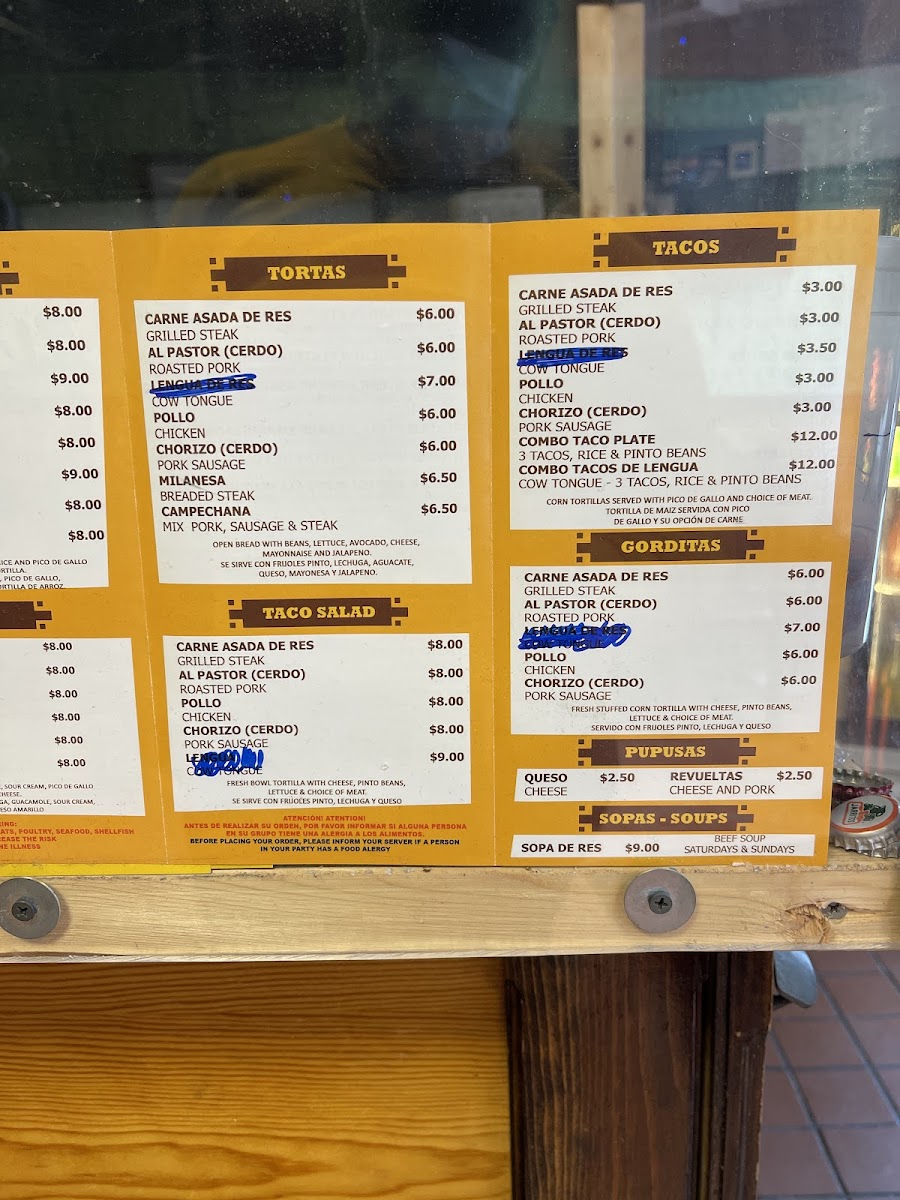 Tacos Lupita Menu - Image 5